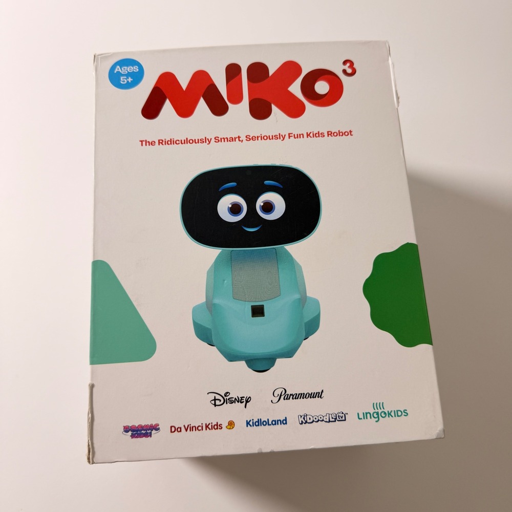 Miko 3 AI Robot for Kids Pixie Blue Smart Interactive Learning Toy Ages 5+